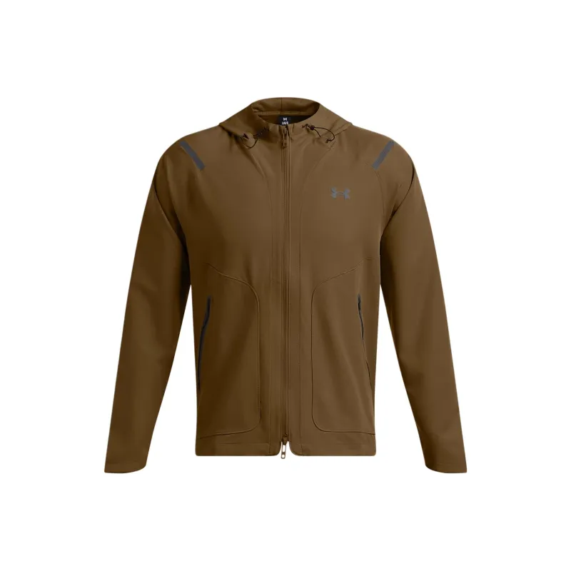 Under Armour Unstoppable FW24 Left Chest Jackets & Coats Men's Coyote Gray/Black-0