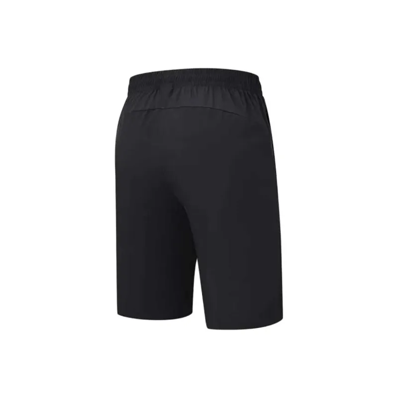 XTEP Sports Life Collection Comprehensive Training Collection Sports Shorts Men's Jet Black-1