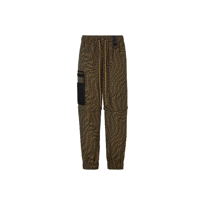 FENDI FW21 Cargo Pants Men's Brown-0