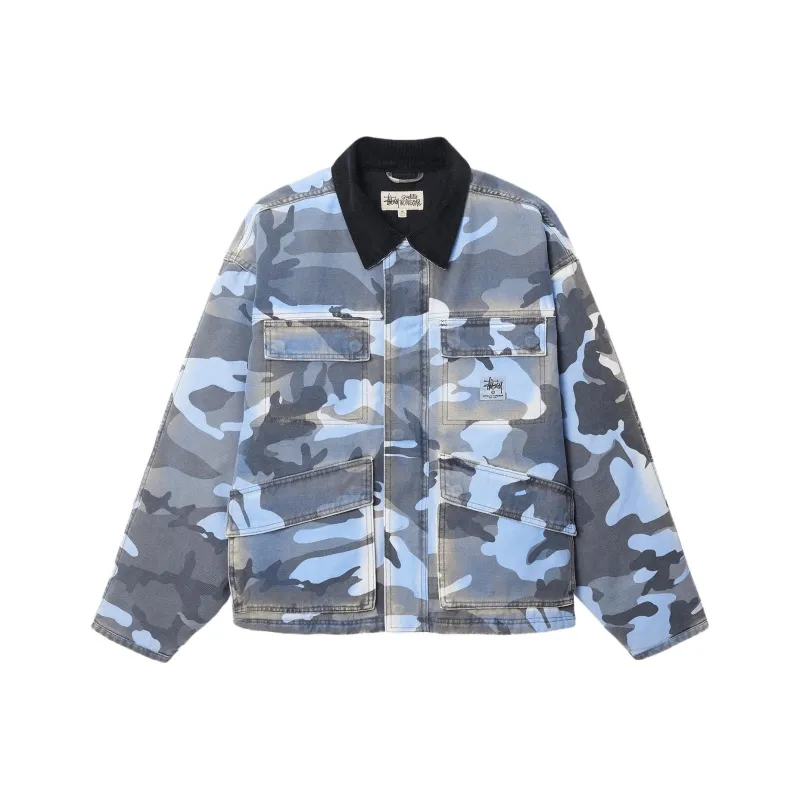 Stussy Spray Dye Canvas Jacket-0