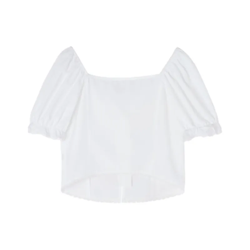 XIANGYING Shirts Women's White-1