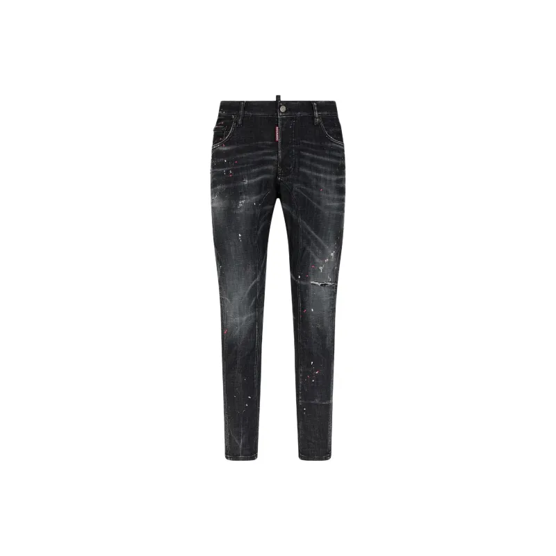 DSQUARED 2 Distressed Paint splatter Jeans-0