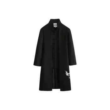 XUANSHENG Coats Men Black