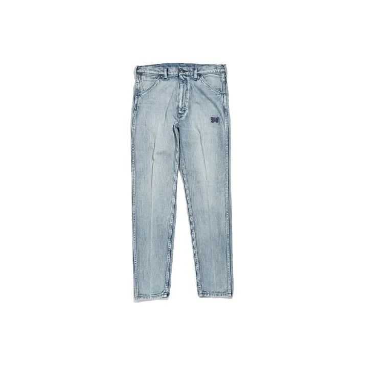 Needles Jeans Unisex Denim Blue-0