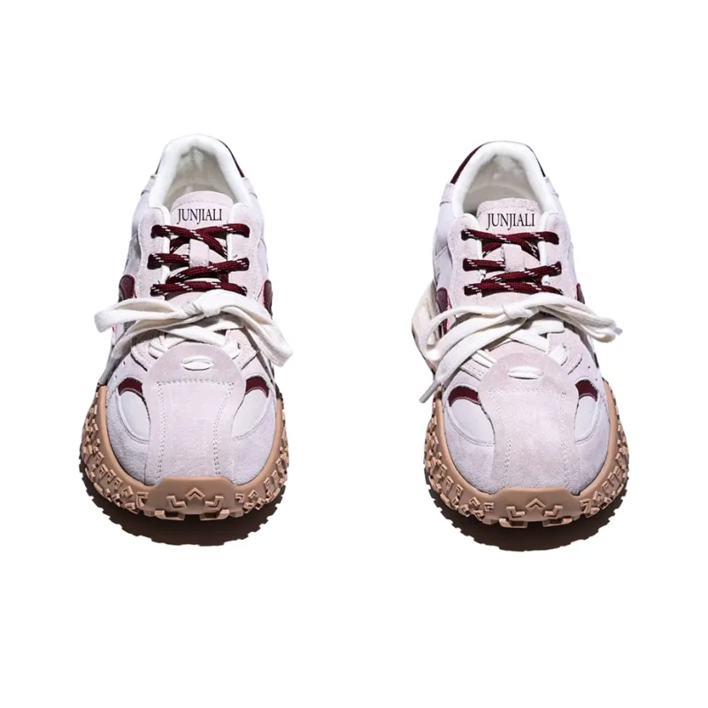 Junjali Slip Resistant, Abrasion Resistant, Lightweight, Height Increasing Low Top Casual Shoes Women's-6