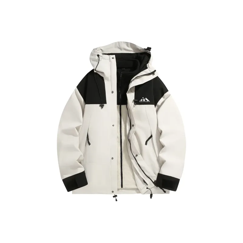 FASTFISH Water Resistant Windproof Warm Cold Resistant Windbreaker Jacket Unisex-7
