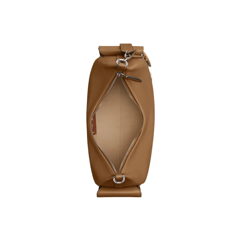 COACH PocketJuliet Smooth Leather Biker Bag, Crossbody Bag, Shoulder Bag Large Size Women's Honey Brown-3