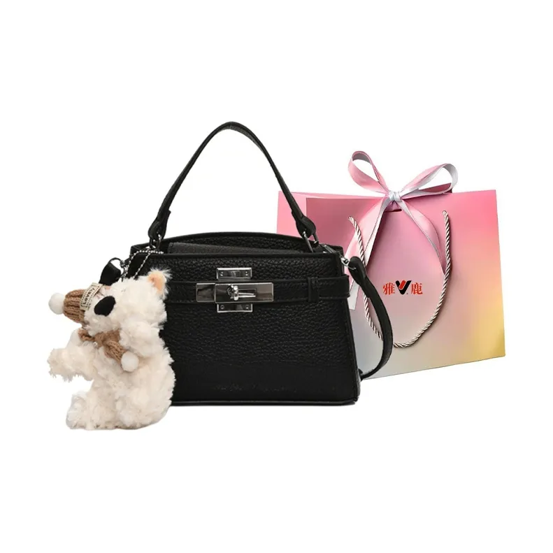 Yalu PU Handbag Regular Women's Black/Yellow/Blue/White-0