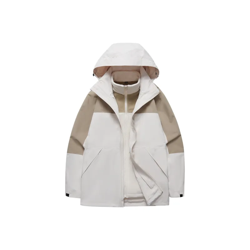 UNIWOLF Water Resistant Windproof Wear Resistant Warm Windbreaker Jacket Unisex-11