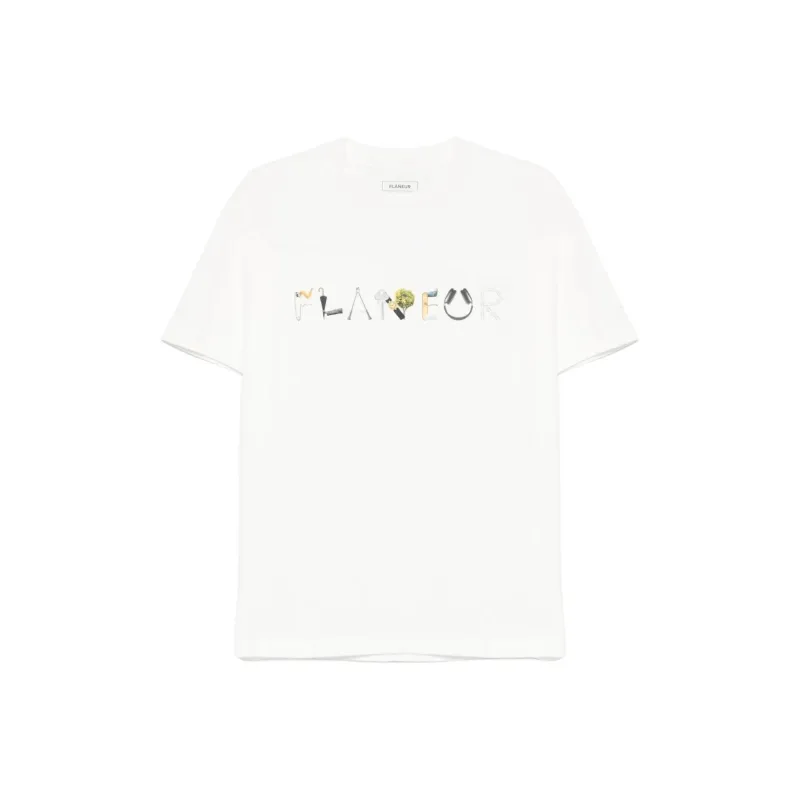 Flaneur Homme T Shirt Men's White-0