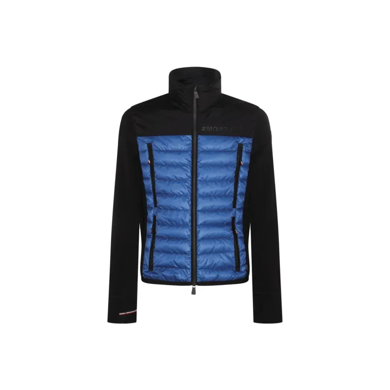 Moncler Quilted-panel Zip-up Jacket-0