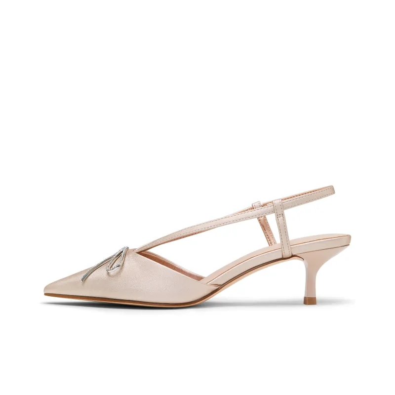 CHARLES&KEITH Small Ck Slim Heel High Heels 5.5cm Women's-4