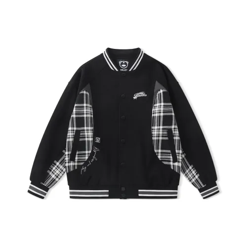 LAMLICKA Baseball Jacket Unisex Black