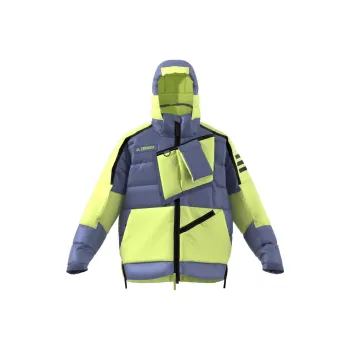 Adidas XPLORIC Puffy Down Jacket Unisex Yellow Purple