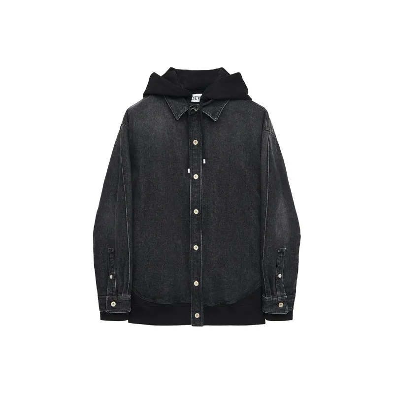 LOEWE Hooded Denim Jacket-0