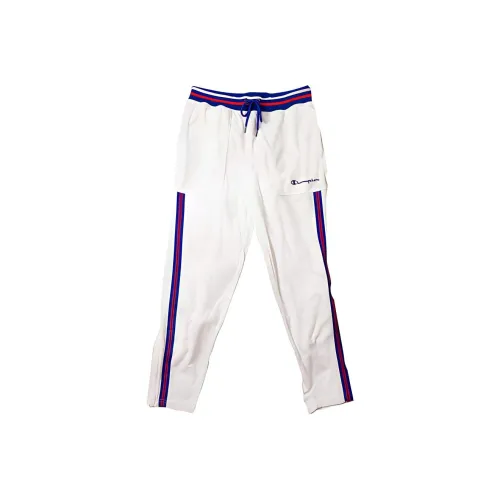 Champion Straight Casual Pants US Version Unisex White
