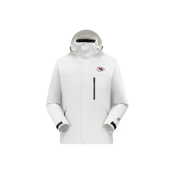 NFL Water-Resistant Windproof Wear-Resistant Windbreaker Jacket Unisex White