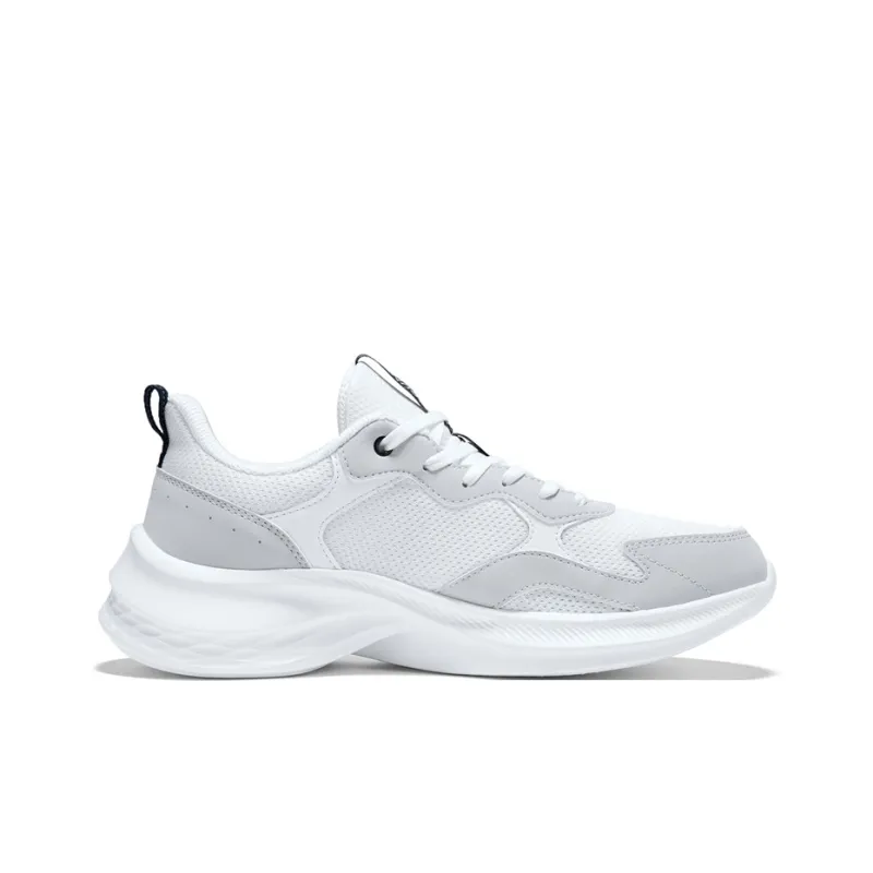 361° Cushioning, Breathable, Lightweight Low Top Casual Running Shoes Men's Feather White Photon Gray-2