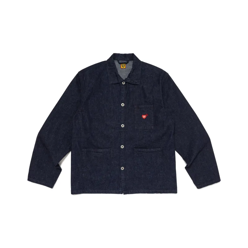 HUMAN MADE X Kaws Made Denim Coverall Jacket-0