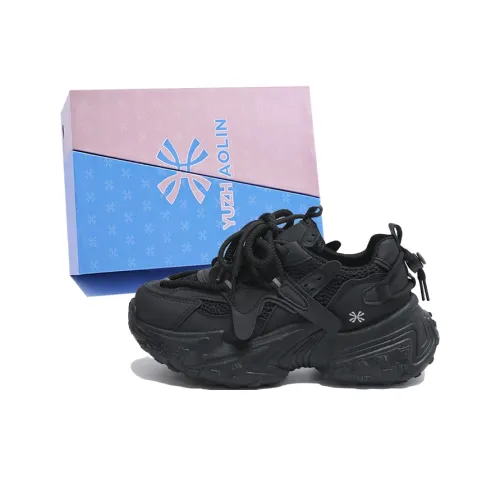 YUZHAOLIN Anti Slip And Wear Resistant Height Increasing Low Top Chunky Sneakers Women's