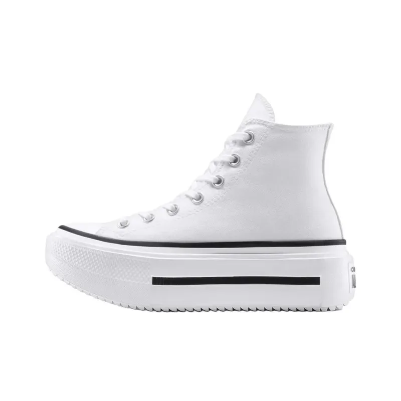 Converse Chuck Taylor All Star Lift Double Stack High 'White Black'-0