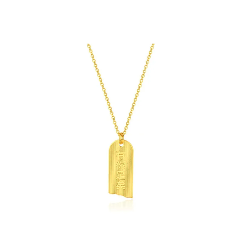 Fan Xing As Season S999 Fine Silver Necklaces Women's-0