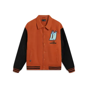 LiNing Skateboard Jacket Men's Tea Red Black
