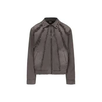 BLACK8MOB Jackets Coats Unisex Gray