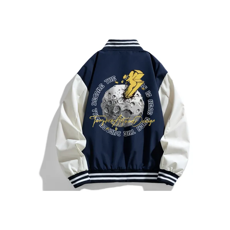 FONDLOOK Baseball Jacket Unisex-9