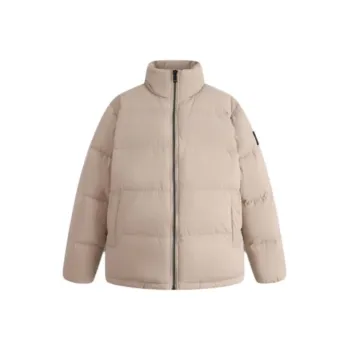 CALVIN KLEIN Down Jacket Men's Milk Tea Coffee