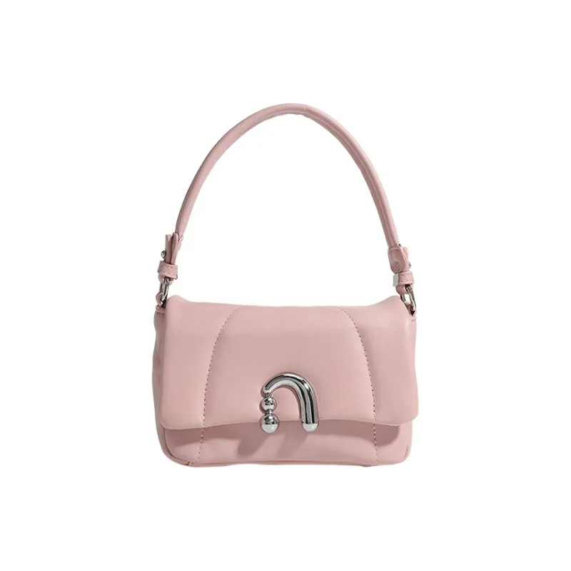Juju Jimmy PU Shoulder Bag Women's Classic Black/Gardenia White/Mist Pink-8