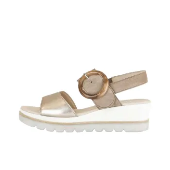 Gabor Fashion One Strap Sandals 5cm Women's Beige