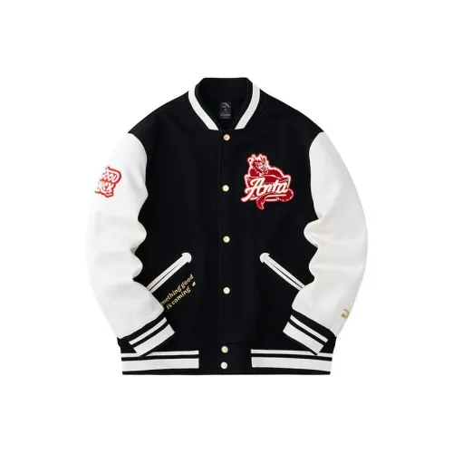 Anta Life Collection Baseball Jacket Coat Men's Basic Black