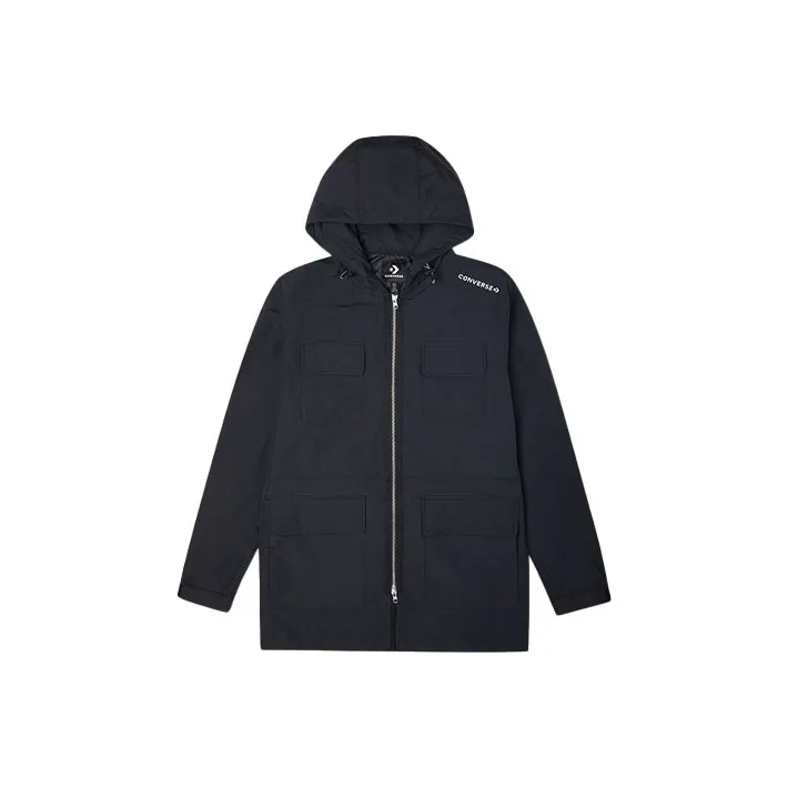 Converse Parka Coats Unisex Ink Black-0