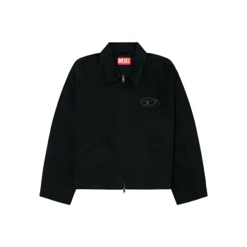 DIESEL J Taylor Bleach Logo Embroidered Jacket