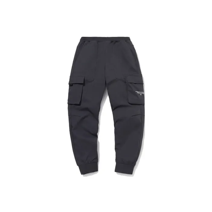 LINING Cargo Pants Men Ebony Black-0