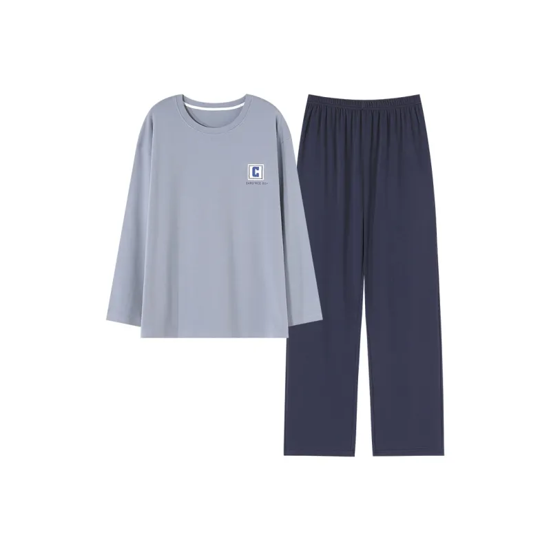 GOSO Pajama Set Men's Steel Blue-0