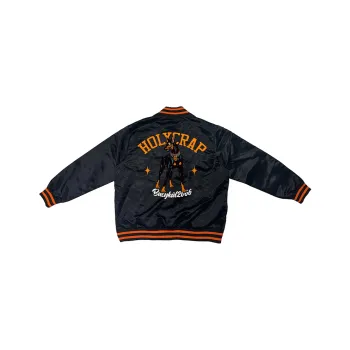 Holycrap Baseball Jacket Men's Black