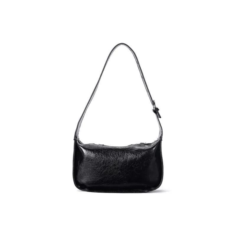 Dubaolu Synthetic Leather Portable Underarm Shoulder Bag Women's White/Silver/Black-17