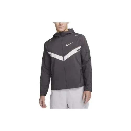 Nike Repel Windrunner Jackets Coats Men's Medium Gray