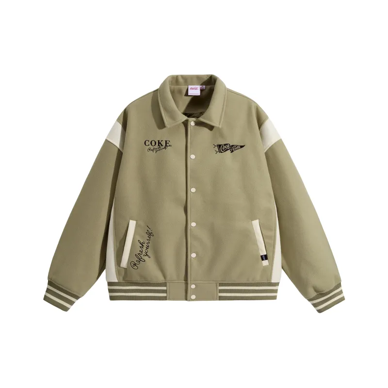 Coca Cola Baseball Jacket Unisex-3