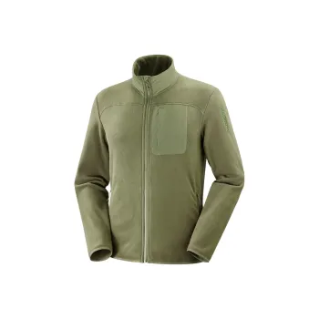 SALOMON Outline Polartec Jackets Men Green