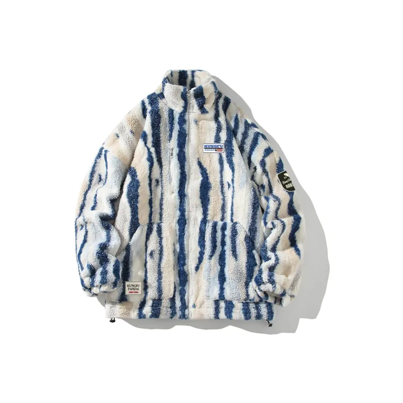 Kung Fu Panda Velvet feel Coat Unisex-5