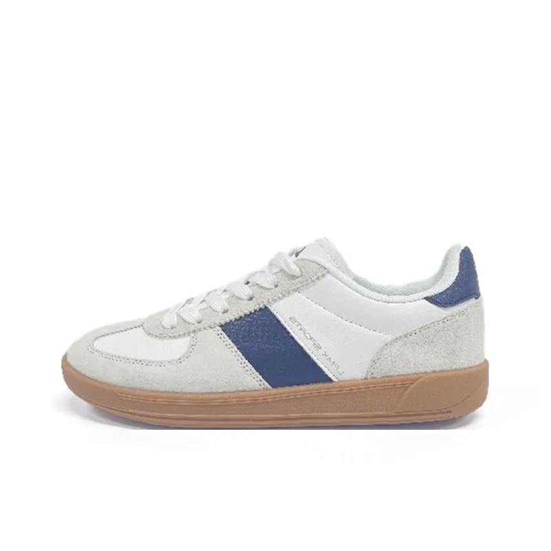 LPMX Slip Resistant, Abrasion Resistant, Breathable Low Top Casual Shoes Unisex White Gray Blue-0