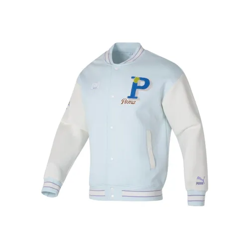 PUMA Jackets Unisex Light Blue