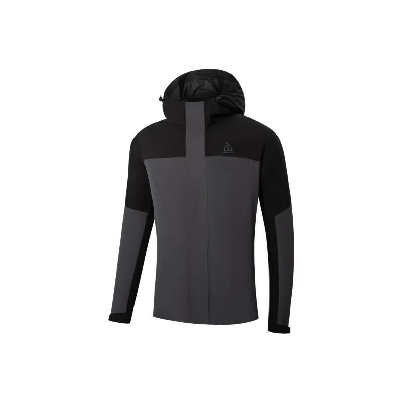 361° Windproof Windbreaker Jacket Men's Meteorite Gray/Super Black-0