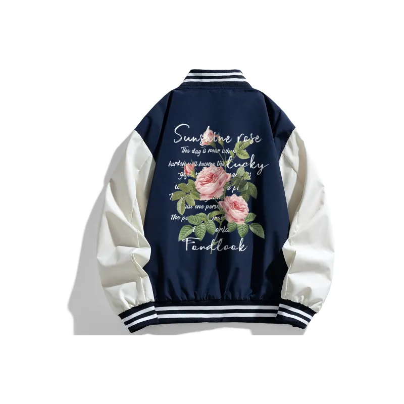 FONDLOOK Baseball Jacket Unisex-8