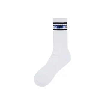 RHUDE Speed Stripe Sock 'White/Black/ Blue'
