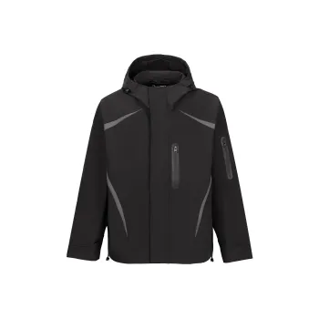 GRKC Windproof UV Protection Water Repellent Windbreaker Jacket Unisex Black