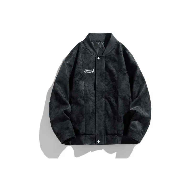 JINBEILE Jackets Coats Unisex Khaki-18
